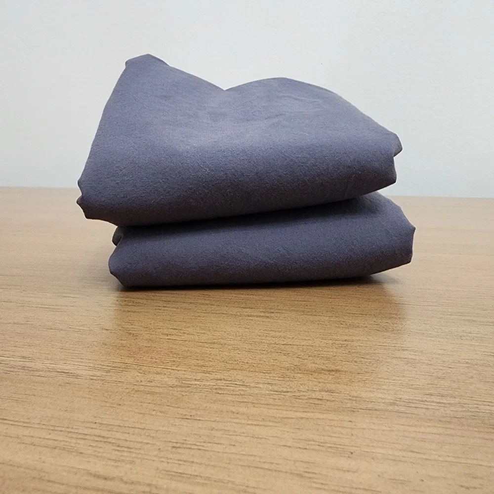 Brooklinen King Size Dark Gray Pair Of Pillowcases 100 % Cotton